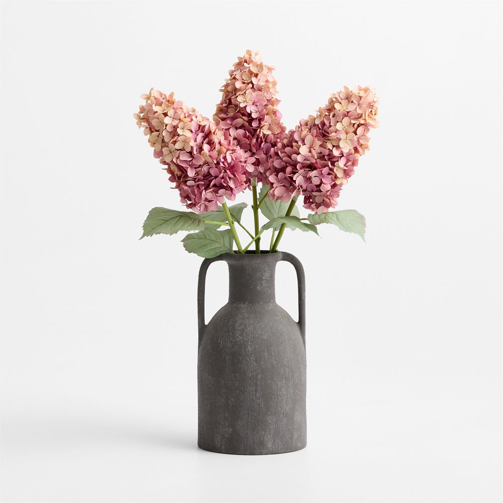 Faux Mauve Oakleaf Hydrangea Stem 30"