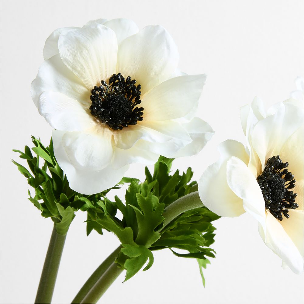 Alternative view of Faux Anemone Stem, Set of 3 by Abigail Ahern