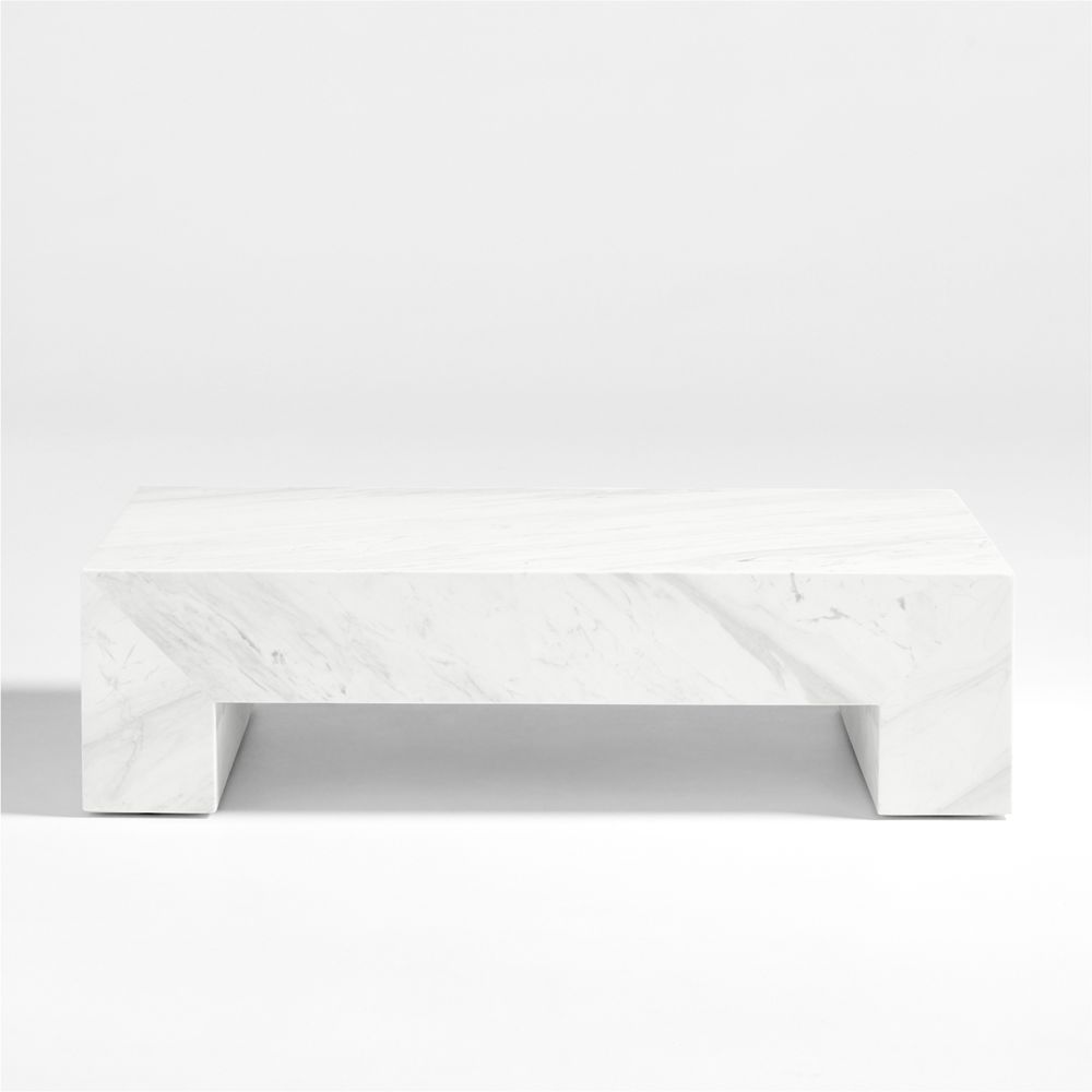 Paramount Grey and White Marble Coffee Table
