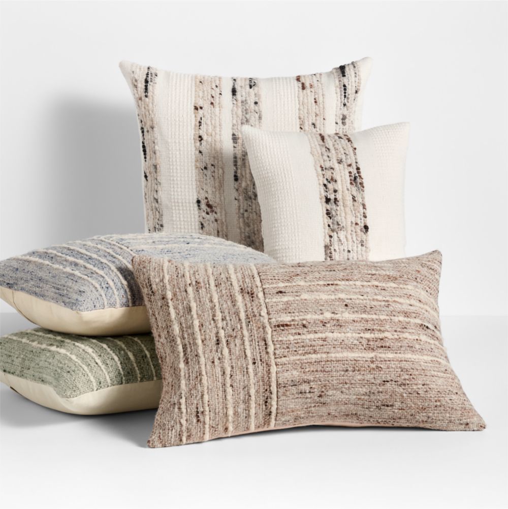 Alternative view of Bozeman Wool Blend Throw Pillows