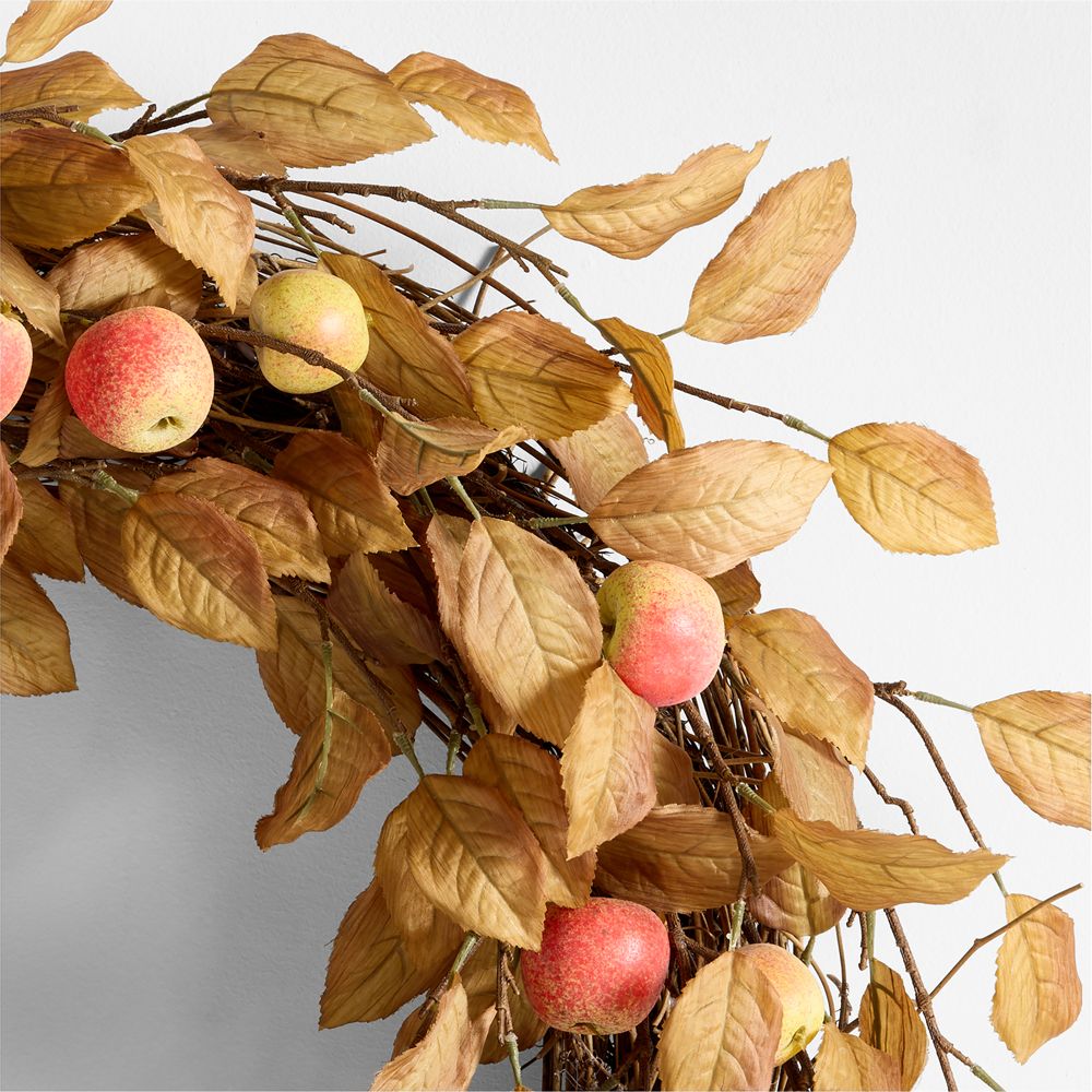 Faux Apple Wreath 28"- Image 2