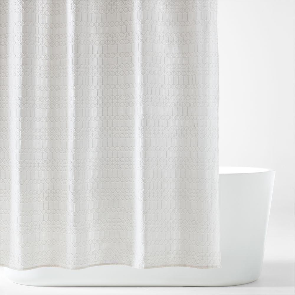Emery Cotton Shower Curtain