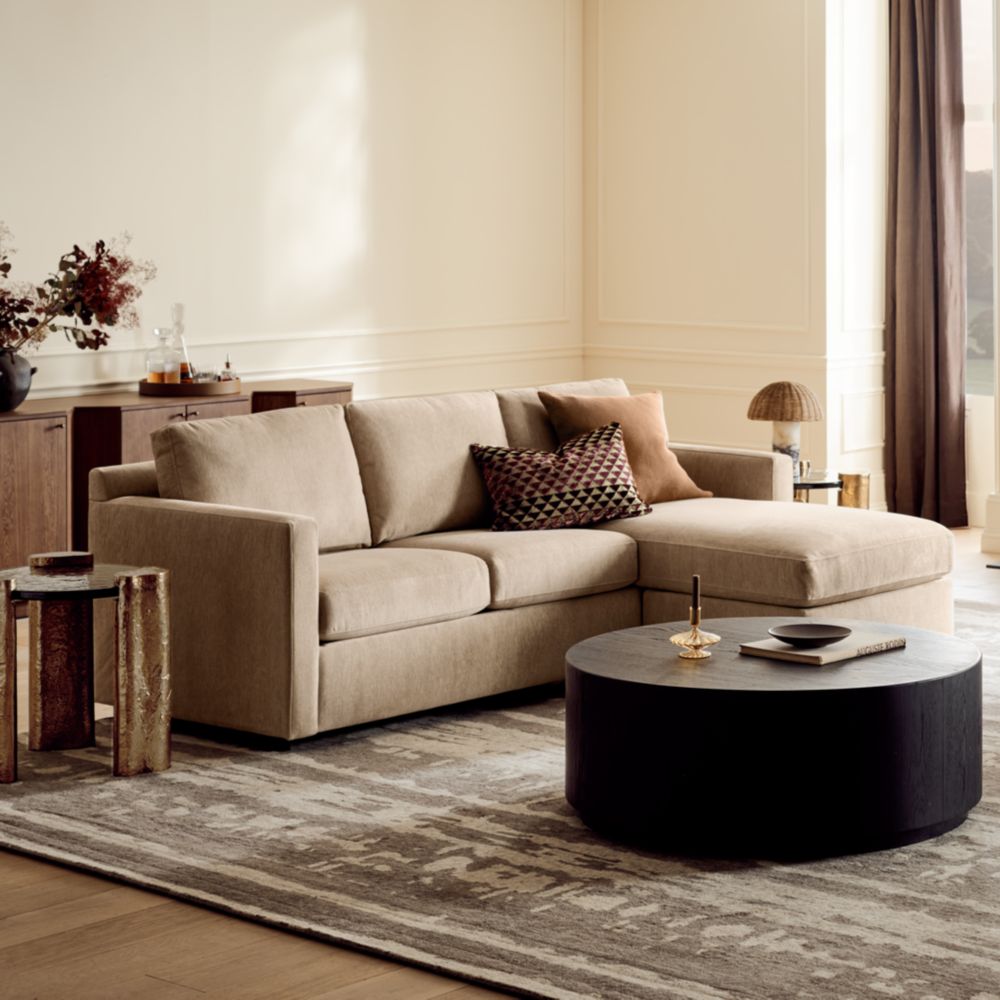 Barrett II 91" Reversible Storage Chaise Lounge Sectional Sofa- Image 2