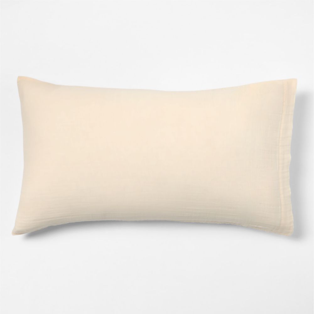 Organic Cotton Gauze Undyed Bed Pillow Sham