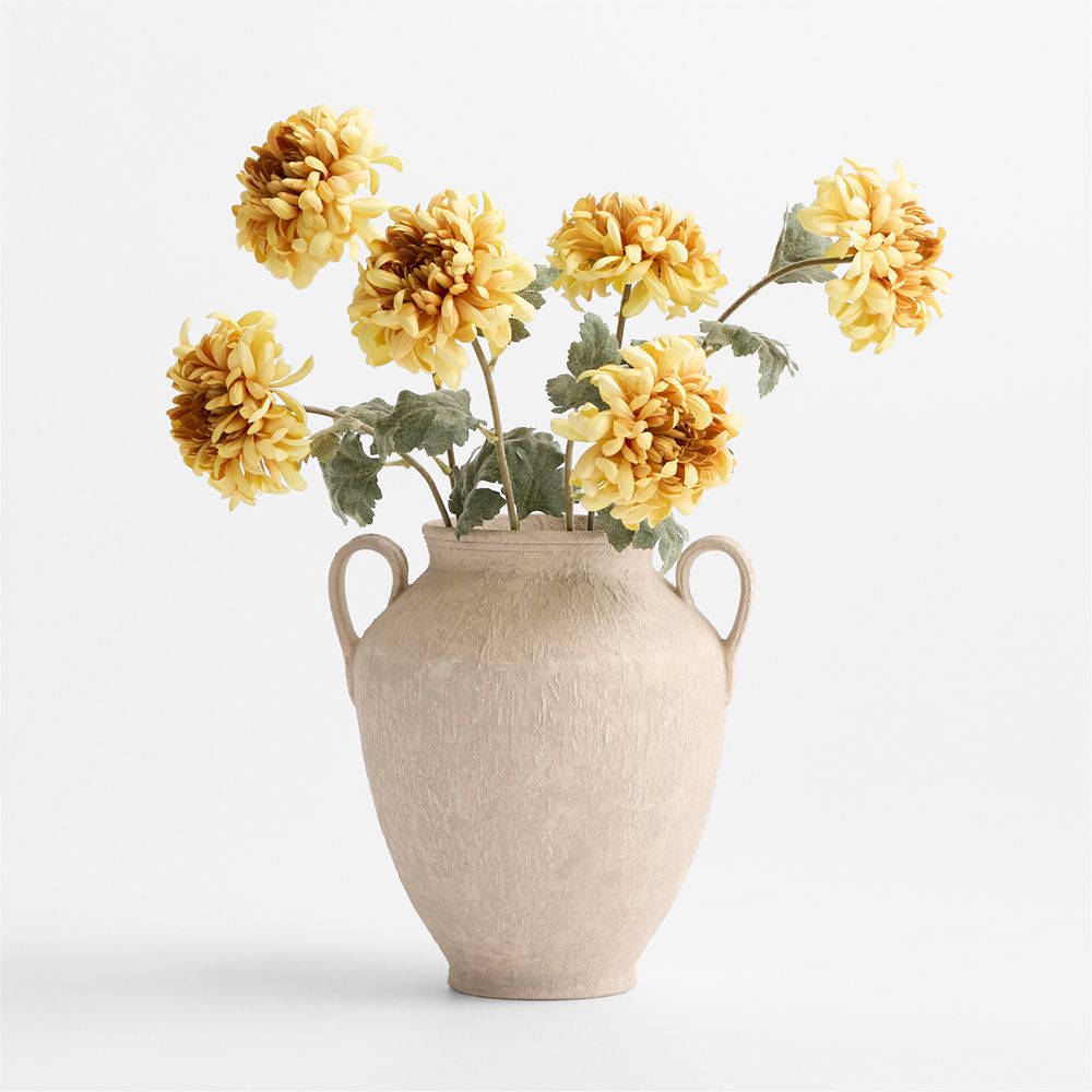 Faux Yellow Chrysanthemum Bundle 35"