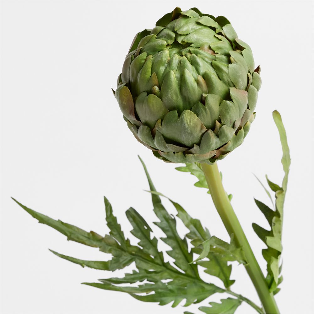 Alternative view of Faux Green Artichoke Stem 28"