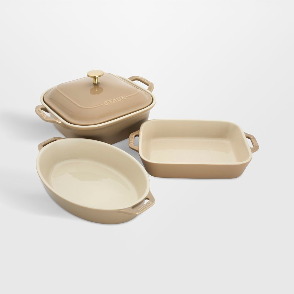 Staub Sesame 4-Piece Baking Dish Set