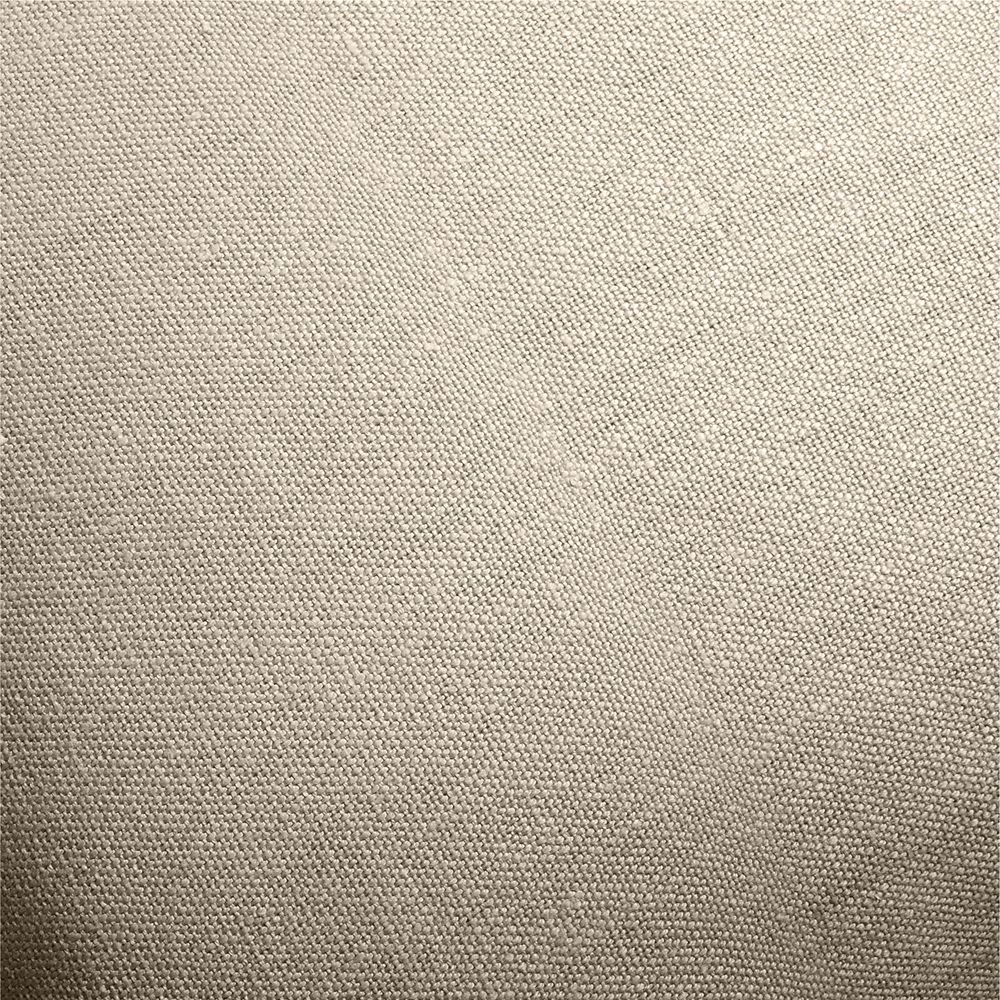 Relaxed Linen Ruffle 20"x20" Natural Taupe Throw Pillow- Image 2