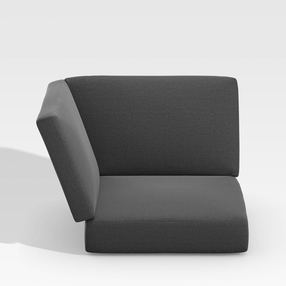 Morocco Charcoal Sunbrella Corner Cushion