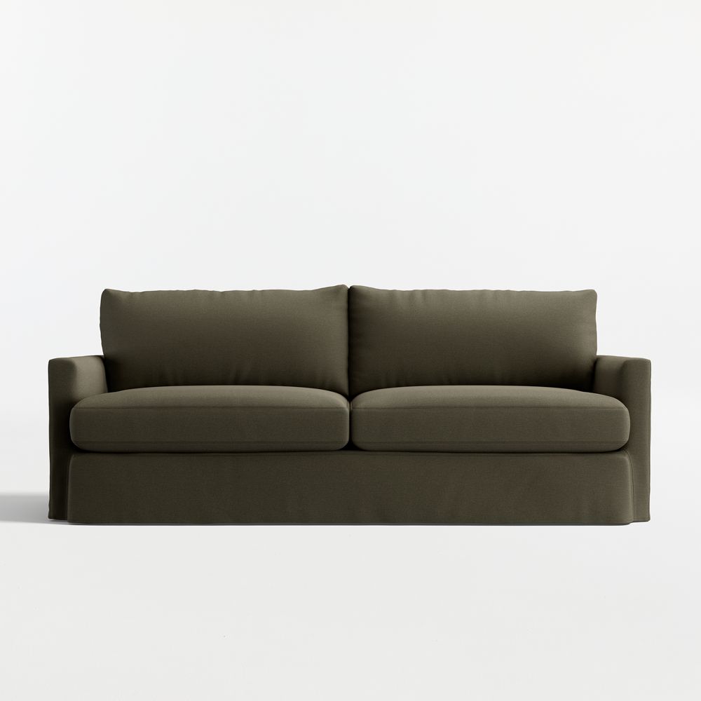 Lounge Slipcovered Sofa (73"-105")- Image 3