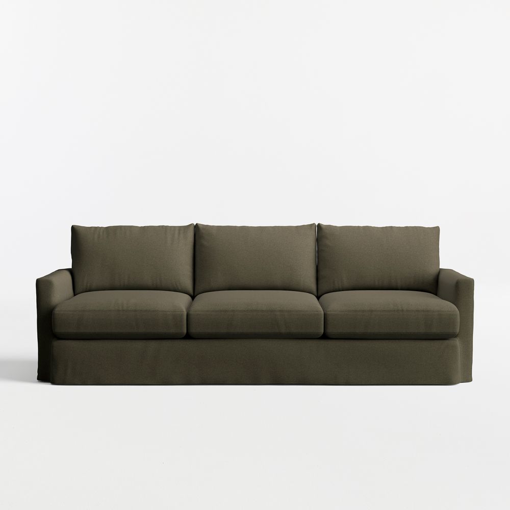 Lounge Slipcovered Sofa (73"-105")- Image 4