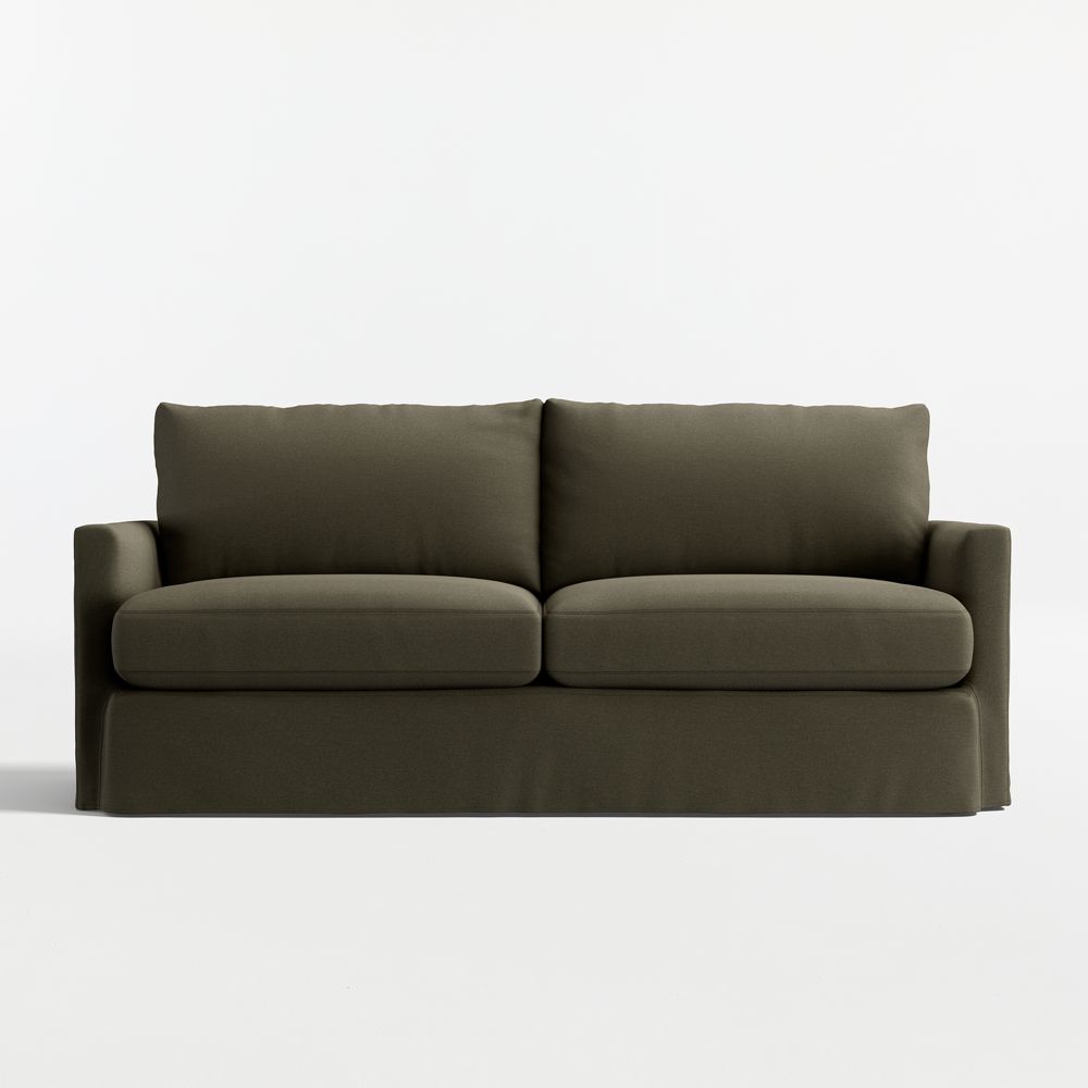 Lounge Slipcovered Sofa (73"-105")- Image 5