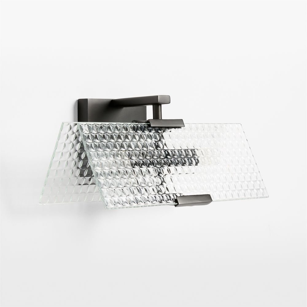 Alternative view of Tessellate Glass Wall Sconce Light by Jeremiah Brent