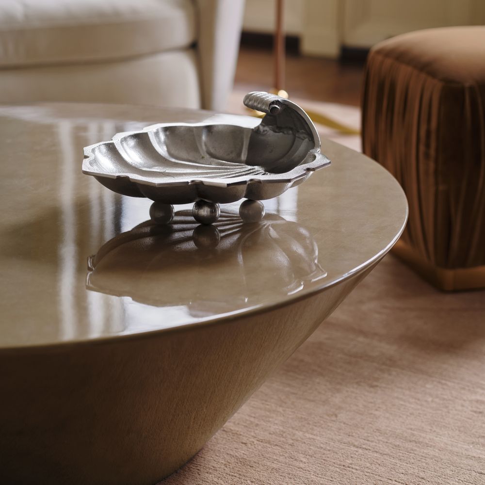 Alternative view of Shell Cast Aluminum Decorative Tray by Laura Harrier and Tiffany Howell