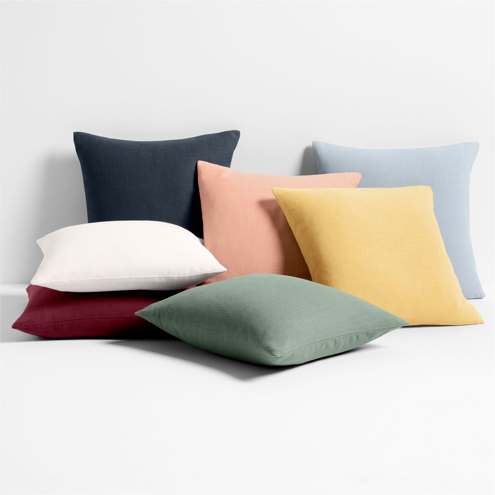 Organic Cotton Monogrammable 20"x20" Throw Pillows- Image 2
