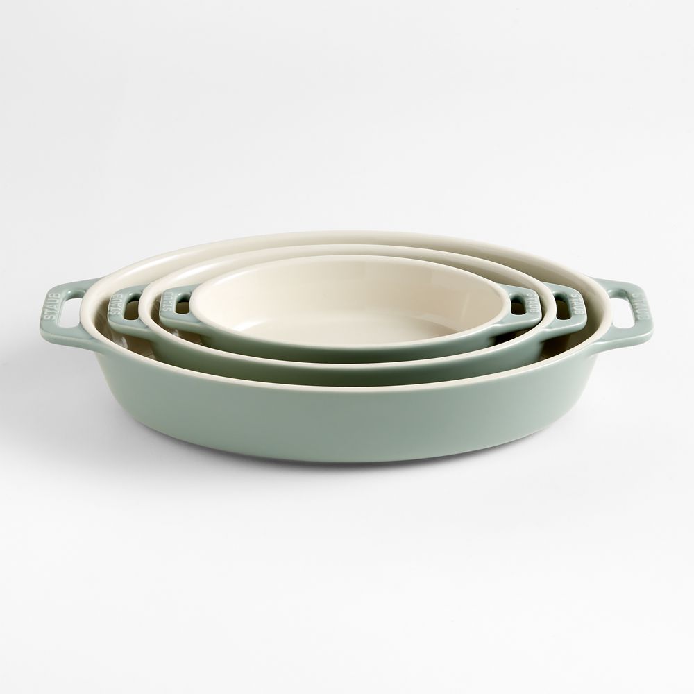 Alternative view of Staub Eucalyptus Oval Bakers, Set of 3