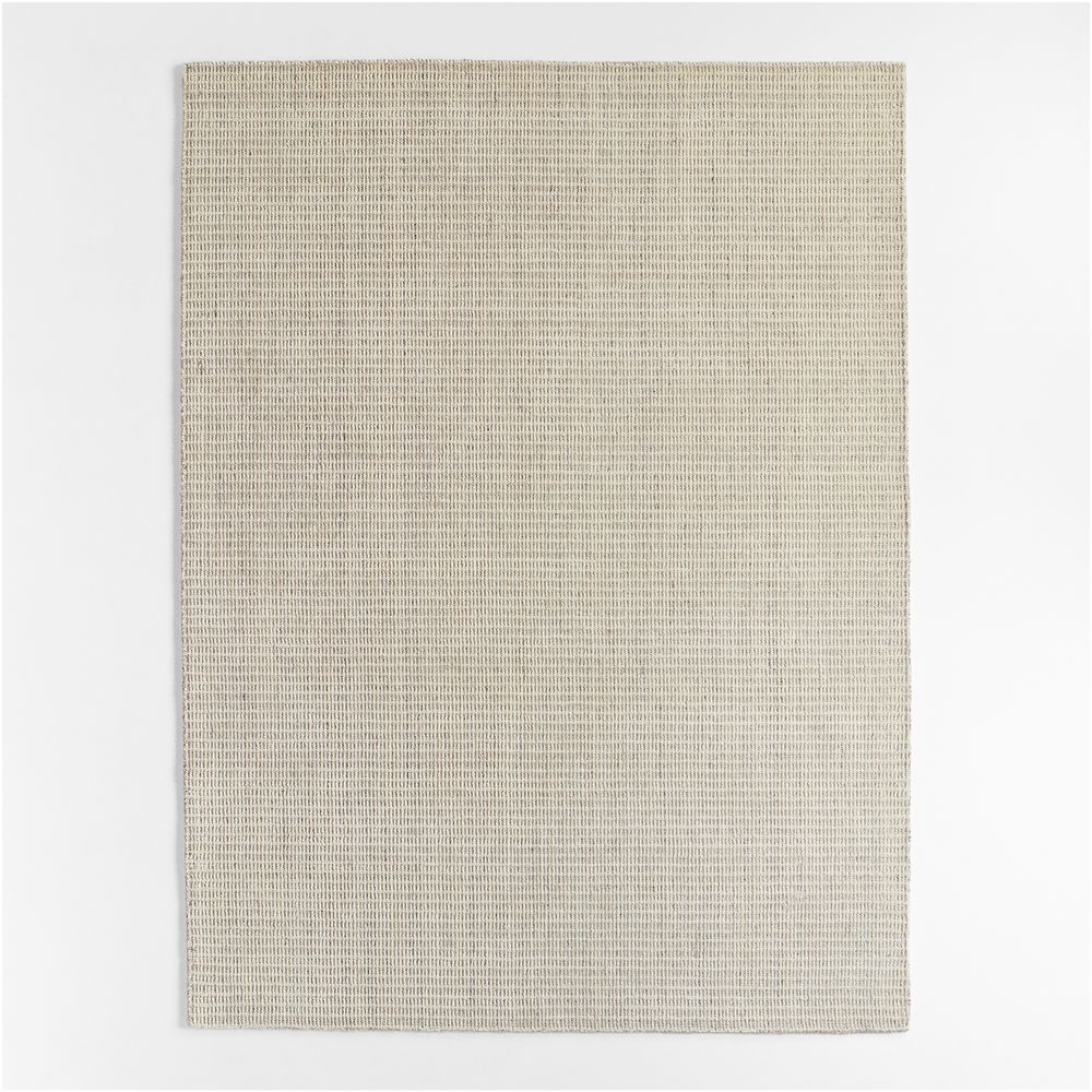 Lisbon Wool Grey Handwoven Area Rug