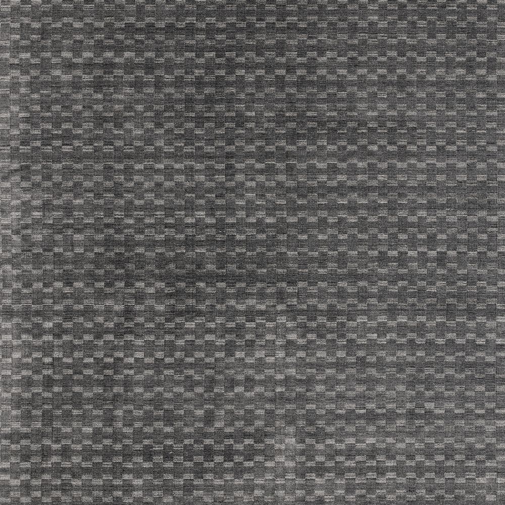Alternative view of Vancouver Performance Checker Handwoven Grey Area Rug