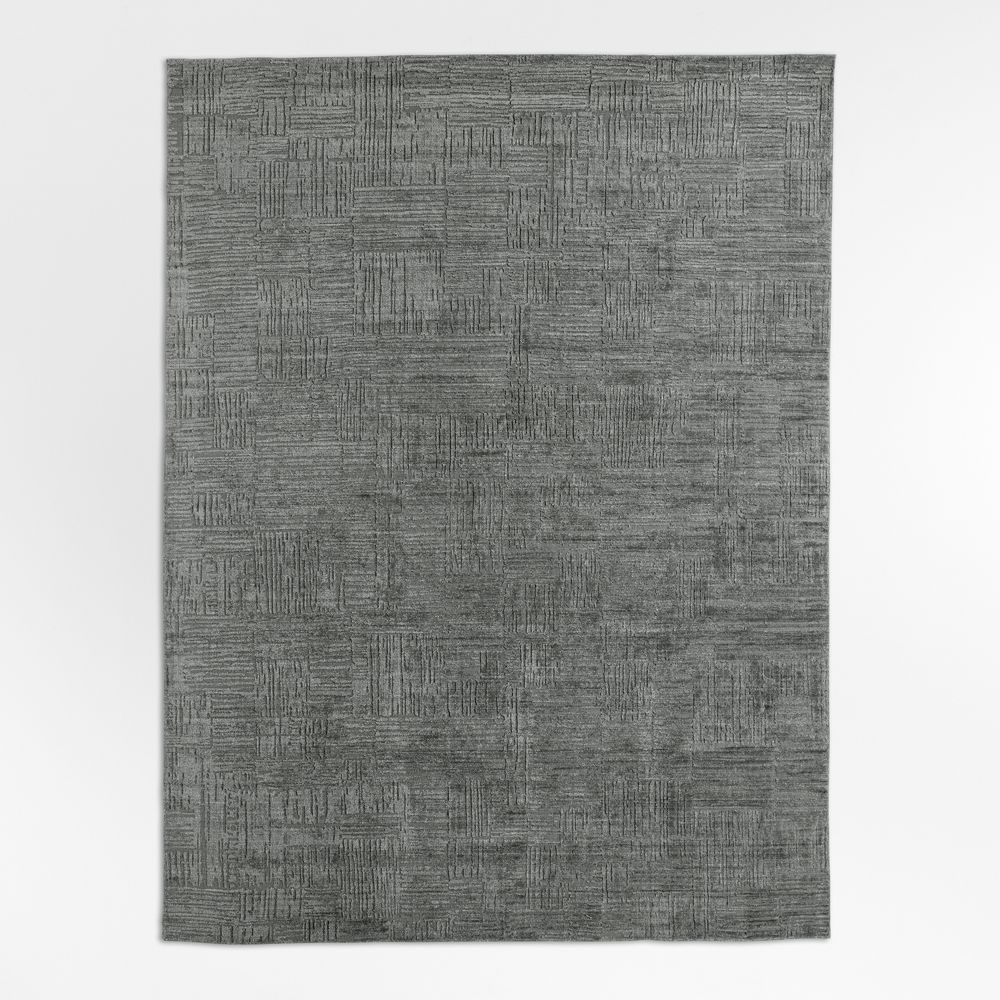 Kyoto Performance Handwoven Grey Area Rug