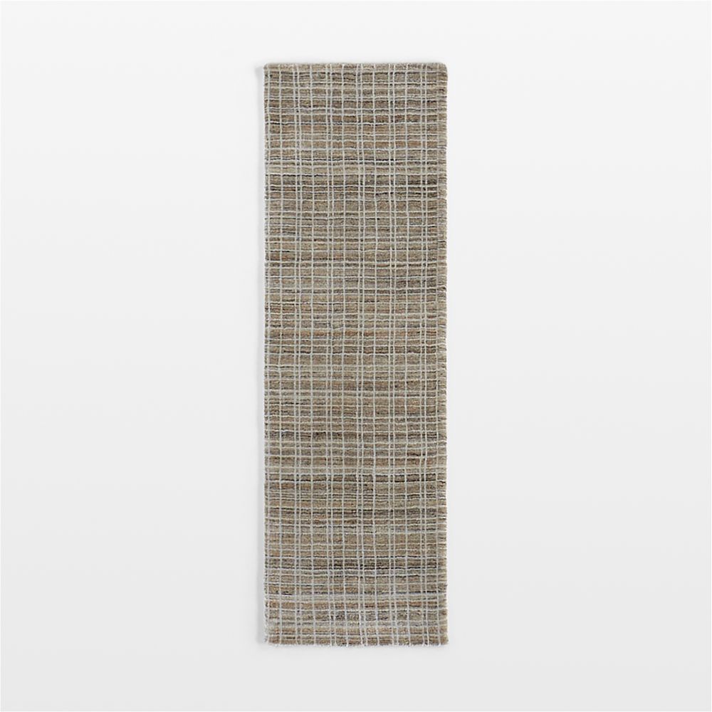 Talence Performance Handwoven Sand Beige Runner Rug 2'10"x9'