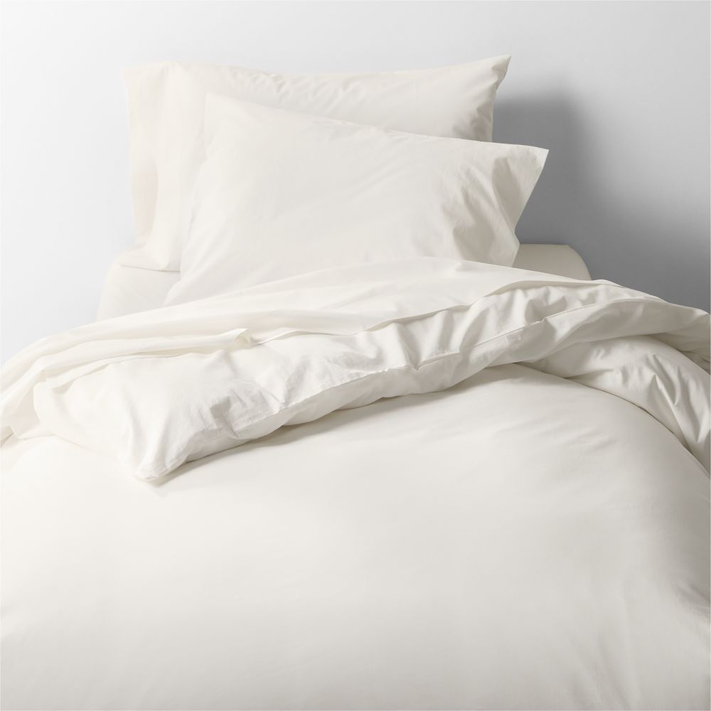 Alternative view of Cozy Cloud Washed Organic Cotton Pampas Ivory Standard Bed Pillow Sham