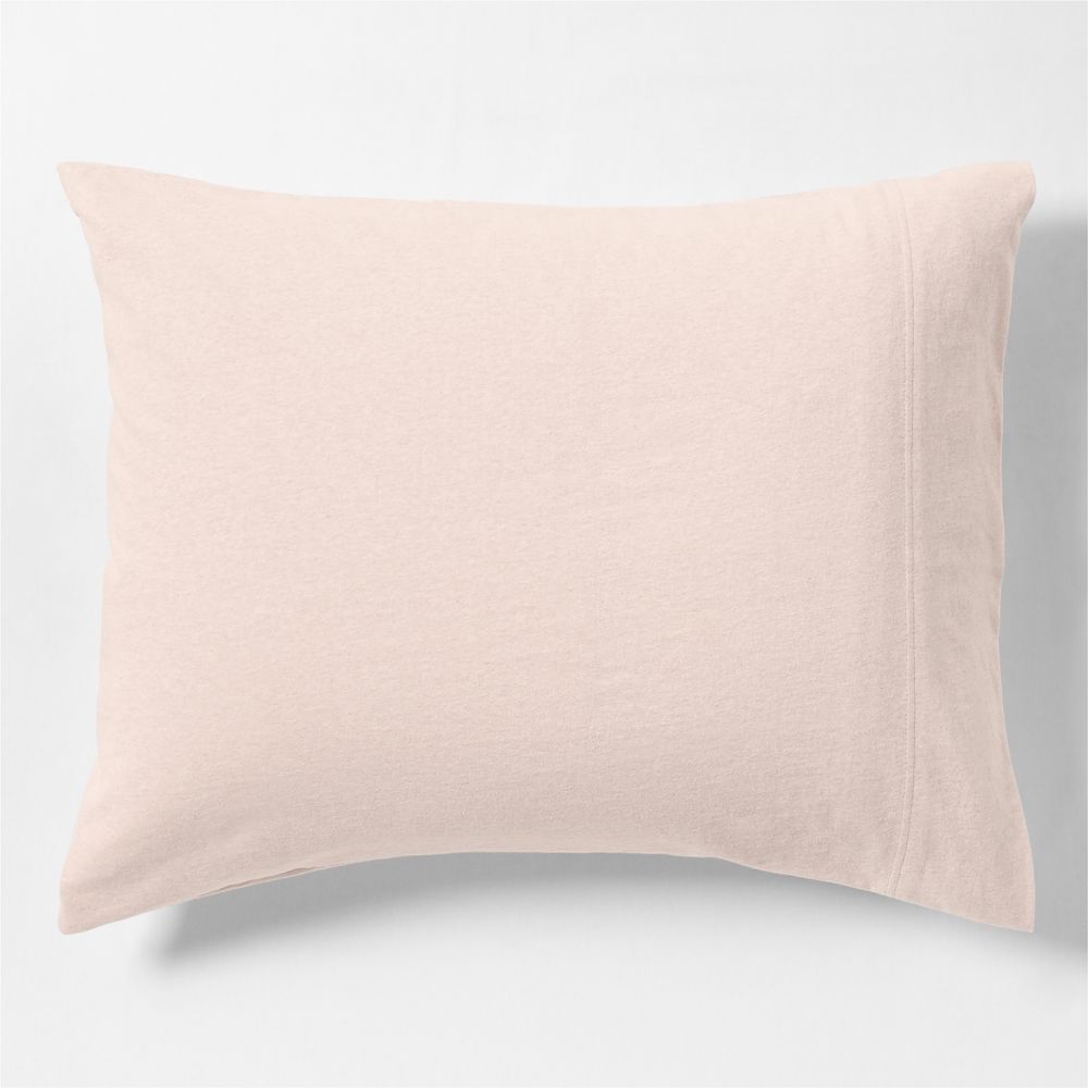 Comfy Tee Organic Cotton Jersey Pink Standard Bed Pillow Sham