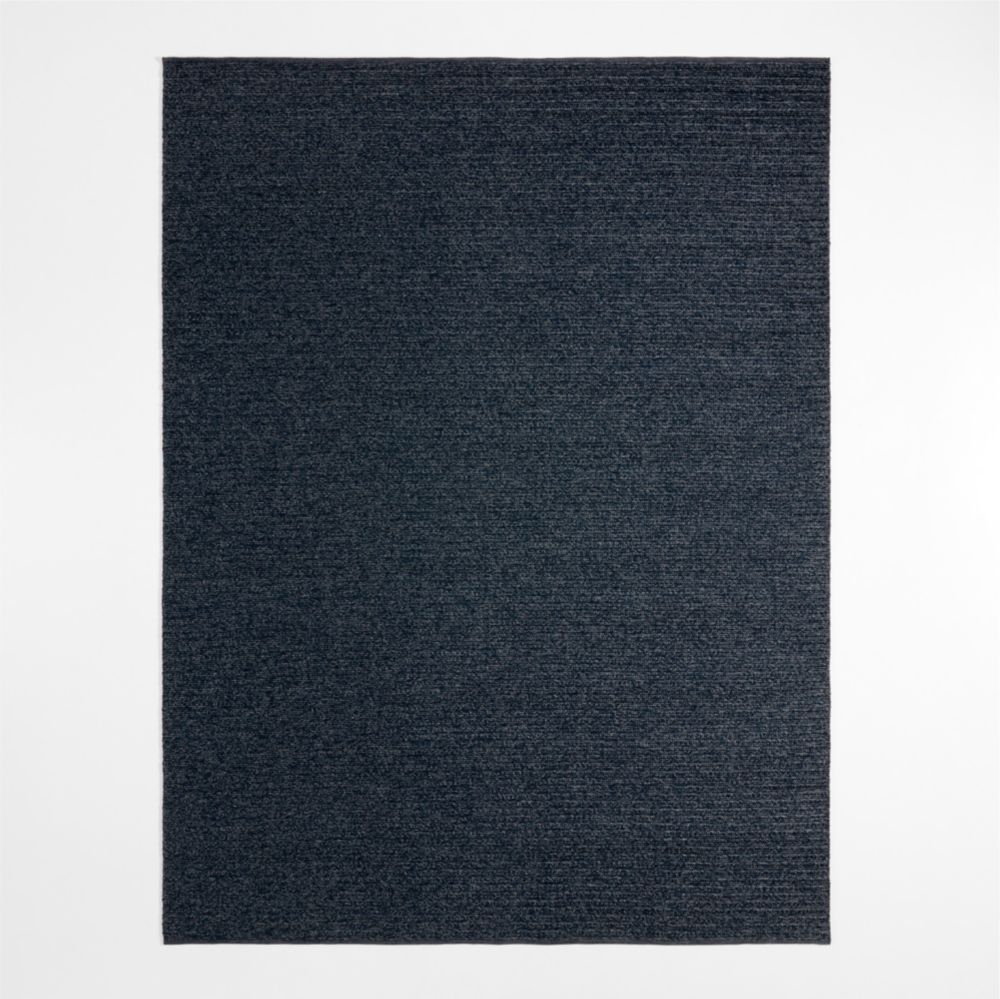 Sedona Performance Hand-Knotted Indoor/Outdoor Navy Blue Area Rug