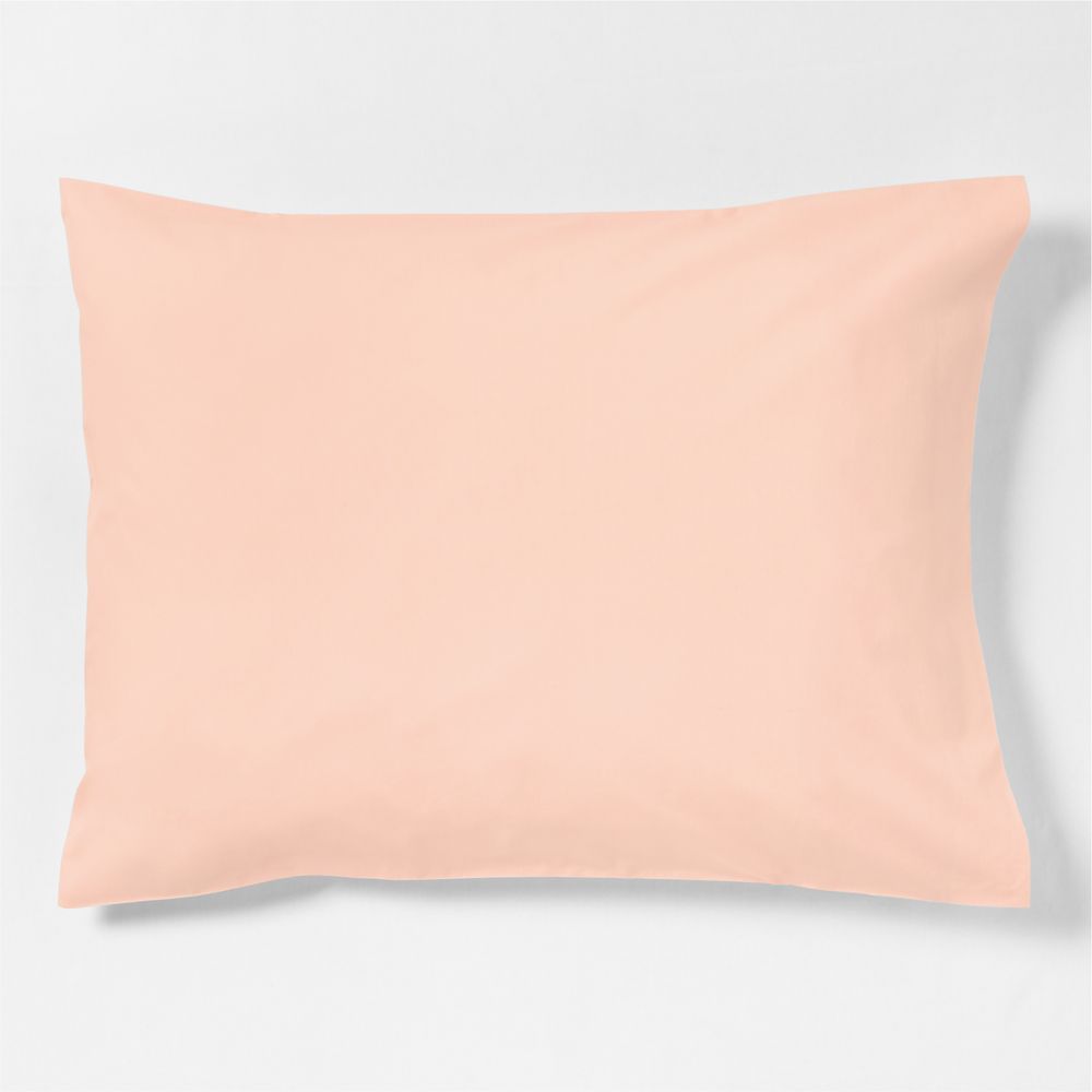 Cozy Cloud Washed Organic Cotton Elegant Pink Standard Bed PIllow Sham