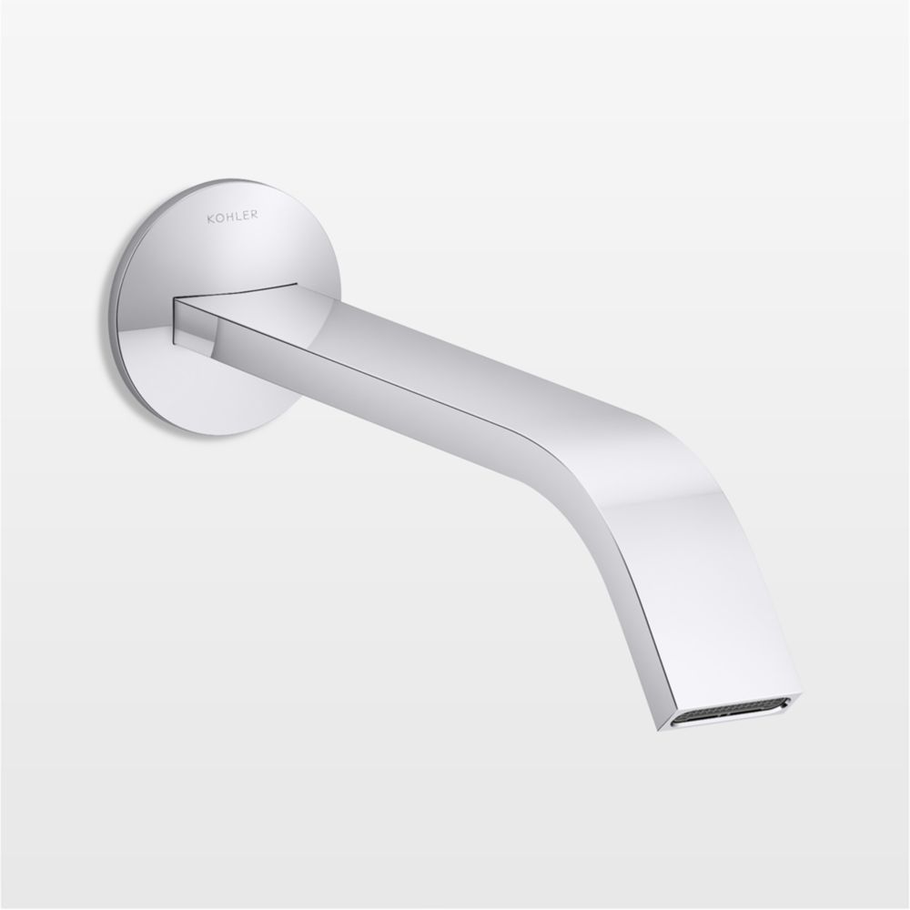 Kohler Components Chrome Wall-Mounted Bathroom Sink Faucet and Handle