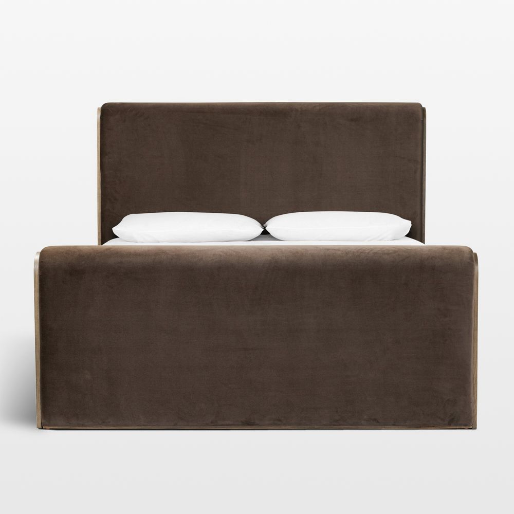 Sloane Upholstered Wood Bed