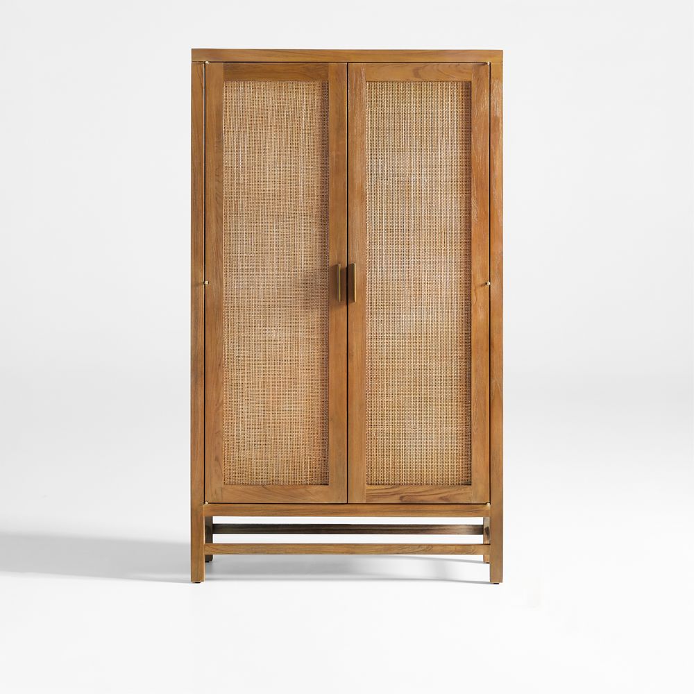Blake 37" Light Brown Two-Door Cabinet