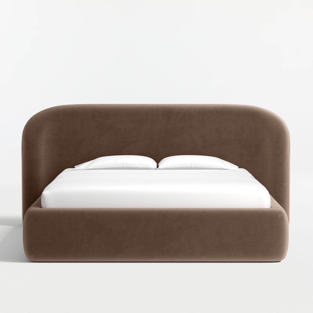 Adelaide Curved Upholstered Bed