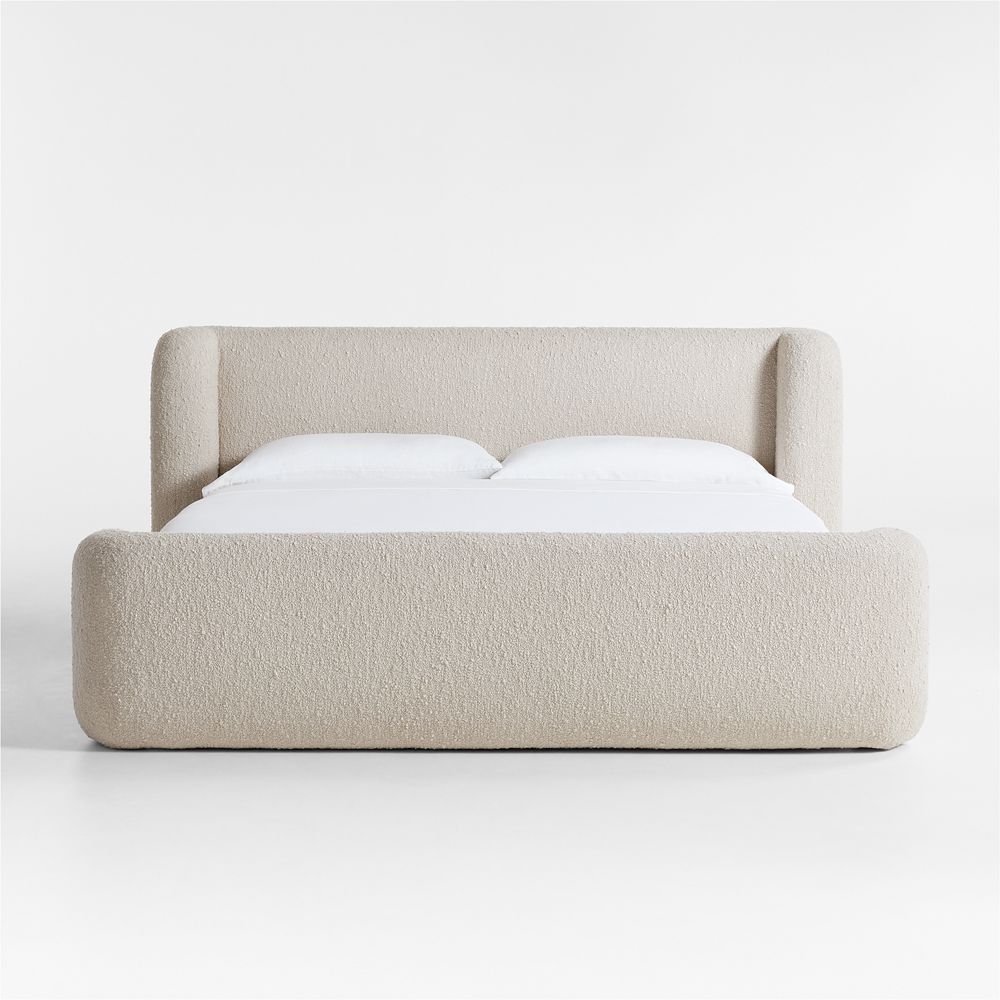 Salone Curved Shelter Upholstered Bed