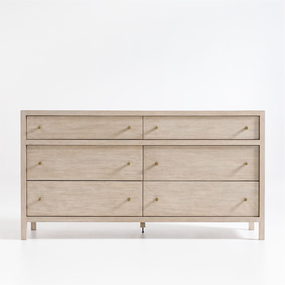 Keane Weathered Natural Solid Wood Dresser (64"-84")