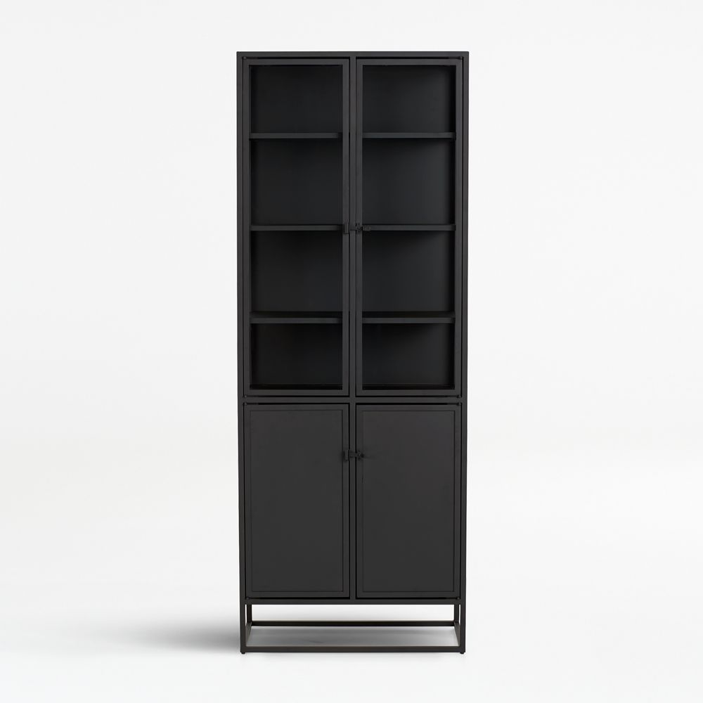 Casement 32" Black Storage Cabinet