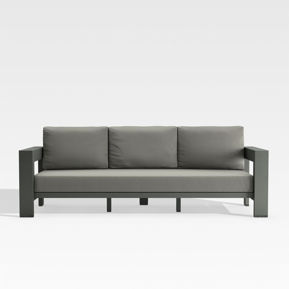 Walker Metal Outdoor Sofa with Sunbrella Cushions (63"-117")