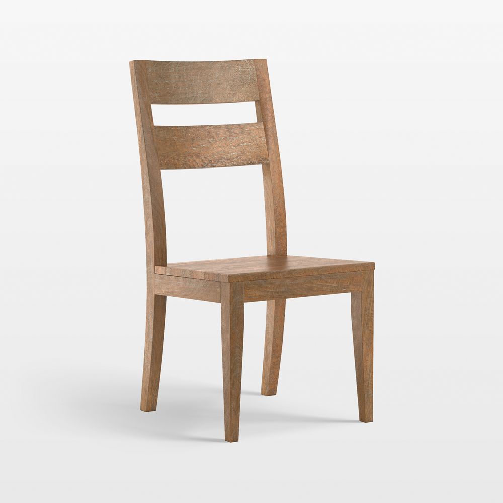 Basque Light Brown Wood Dining Chair