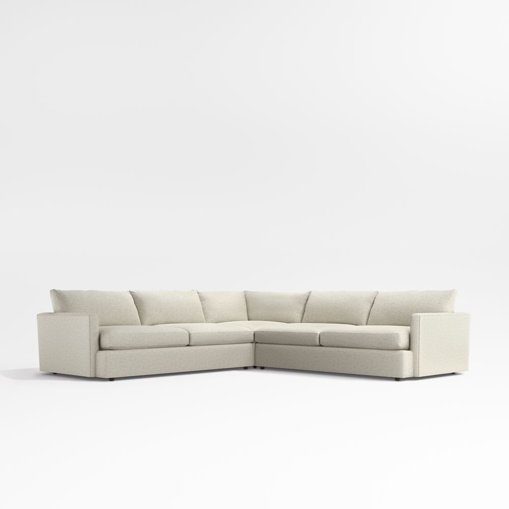 Lounge Deep 3-Piece L-Shaped Sectional Sofa