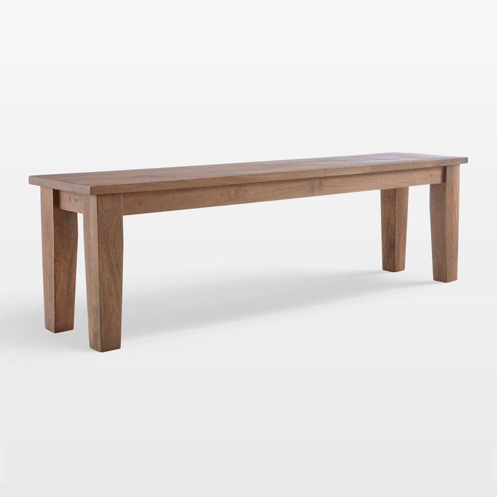 Basque Light Brown Bench (48"- 84")