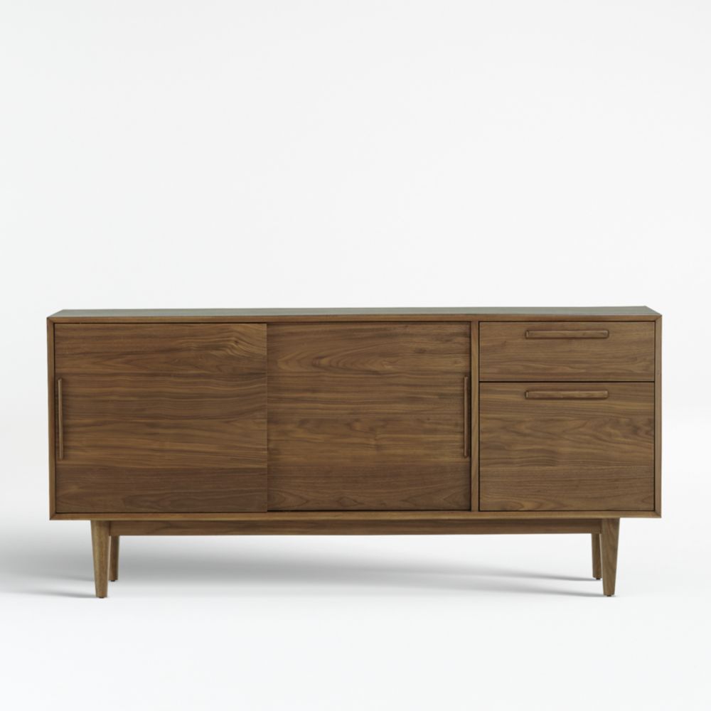 Tate Walnut Storage Media Console (64.5"-80")