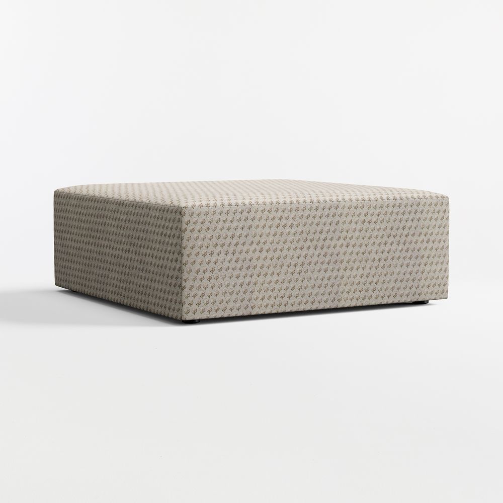 Highland 44" Printed Square Ottoman
