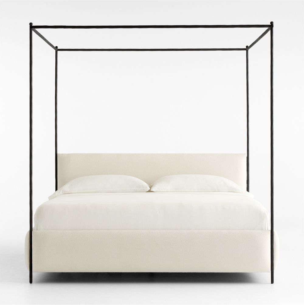 Coveteur Upholstered Canopy Bed