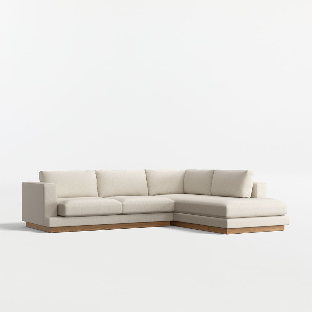 Tidal 2-Piece Sectional Sofa with Corner Bumper