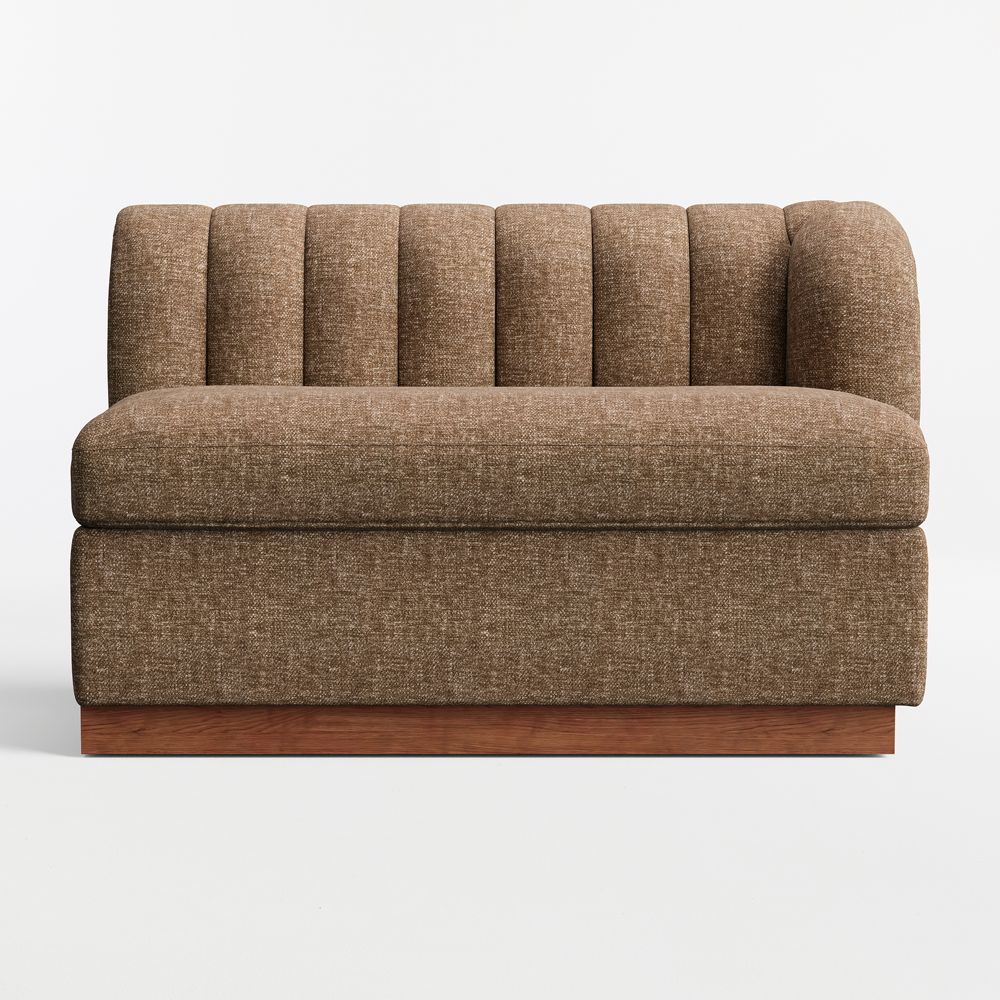 Aveline Upholstered Right-Arm Dining Banquette