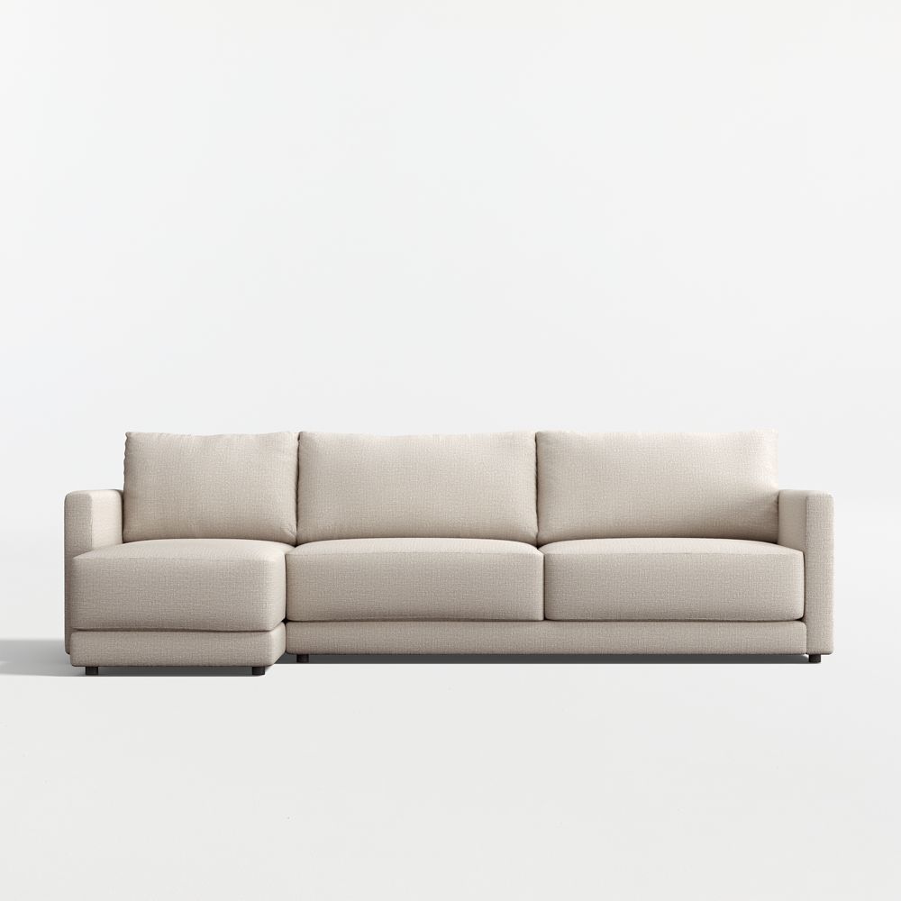 Gather Deep 2-Piece Sectional Sofa with Chaise Lounge