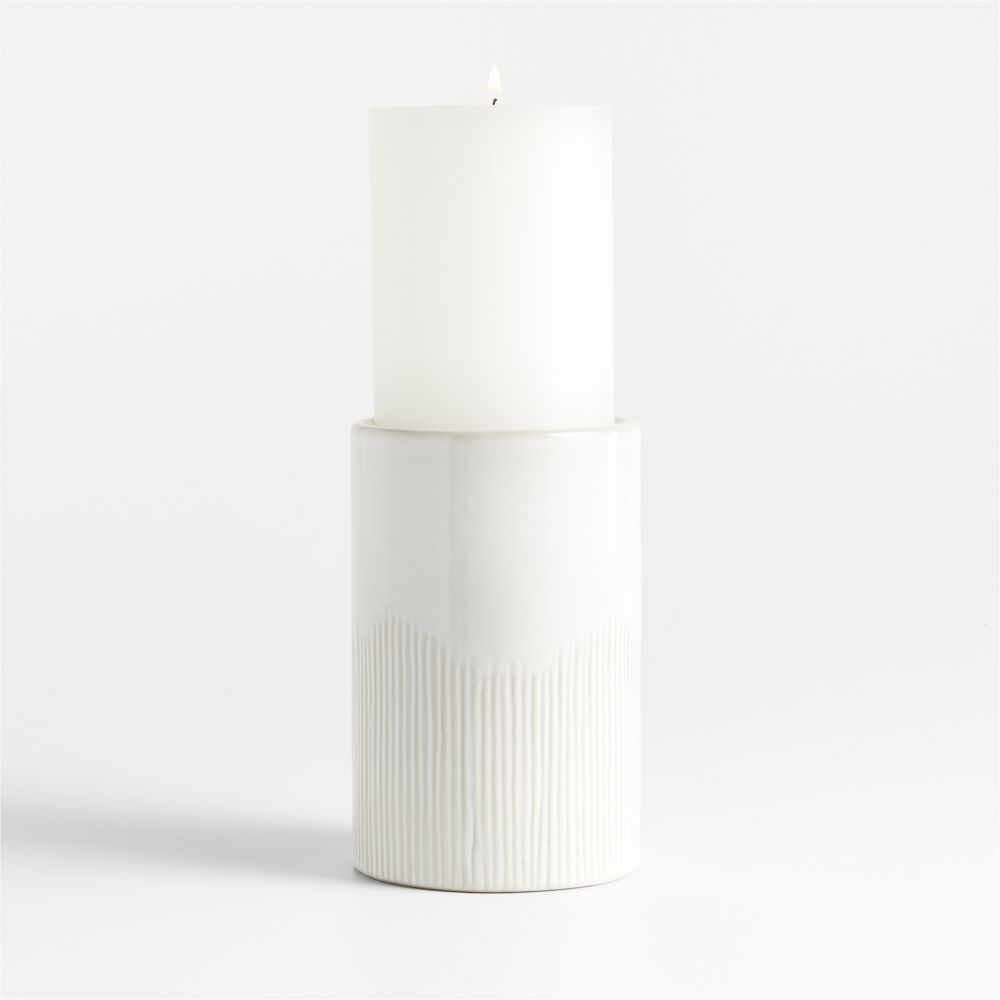 Dover Stoneware Taper Candle Holders