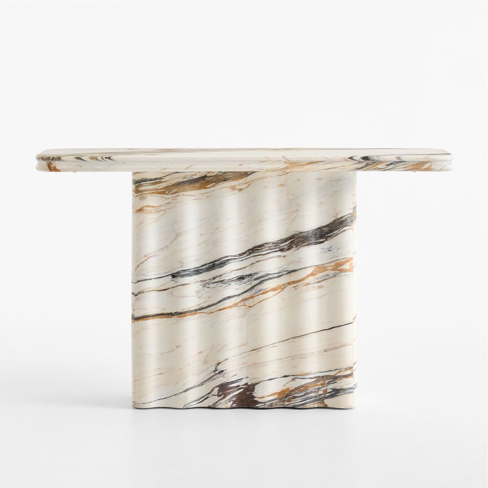 Zephyr Calacatta Gold Marble 52" Console Table