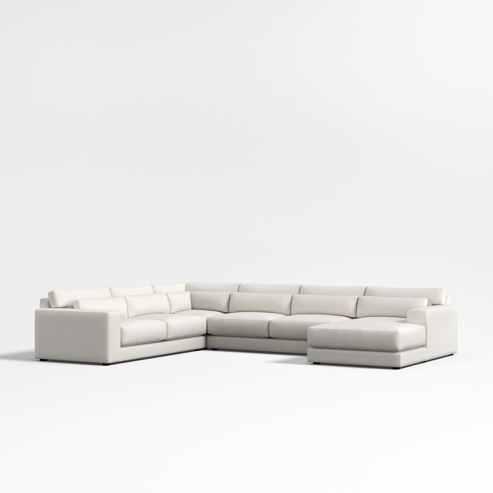 Retreat 4-Piece L-Shaped Sectional Sofa with Chaise Lounge