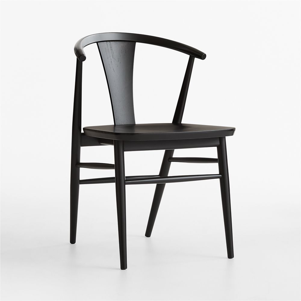 Fyn Black Wood Dining Chair