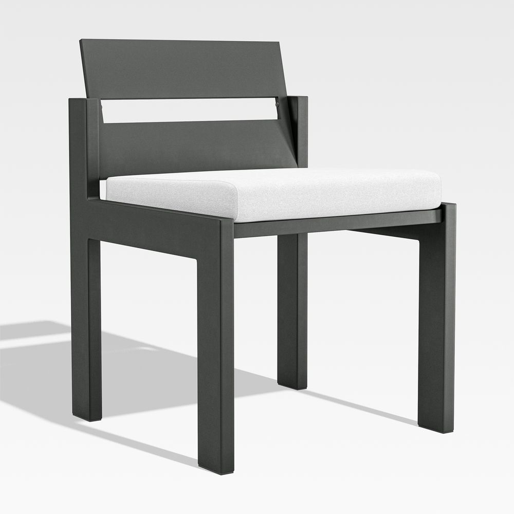 Walker Metal Outdoor Dining Chair with Sunbrella Cushion